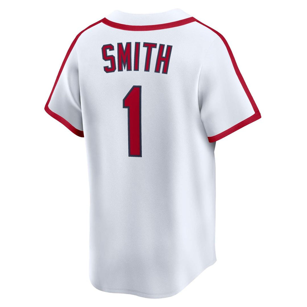 St. Louis Cardinals Ozzie Smith | Nike White Throwback Cooperstown Collection Limited Jersey