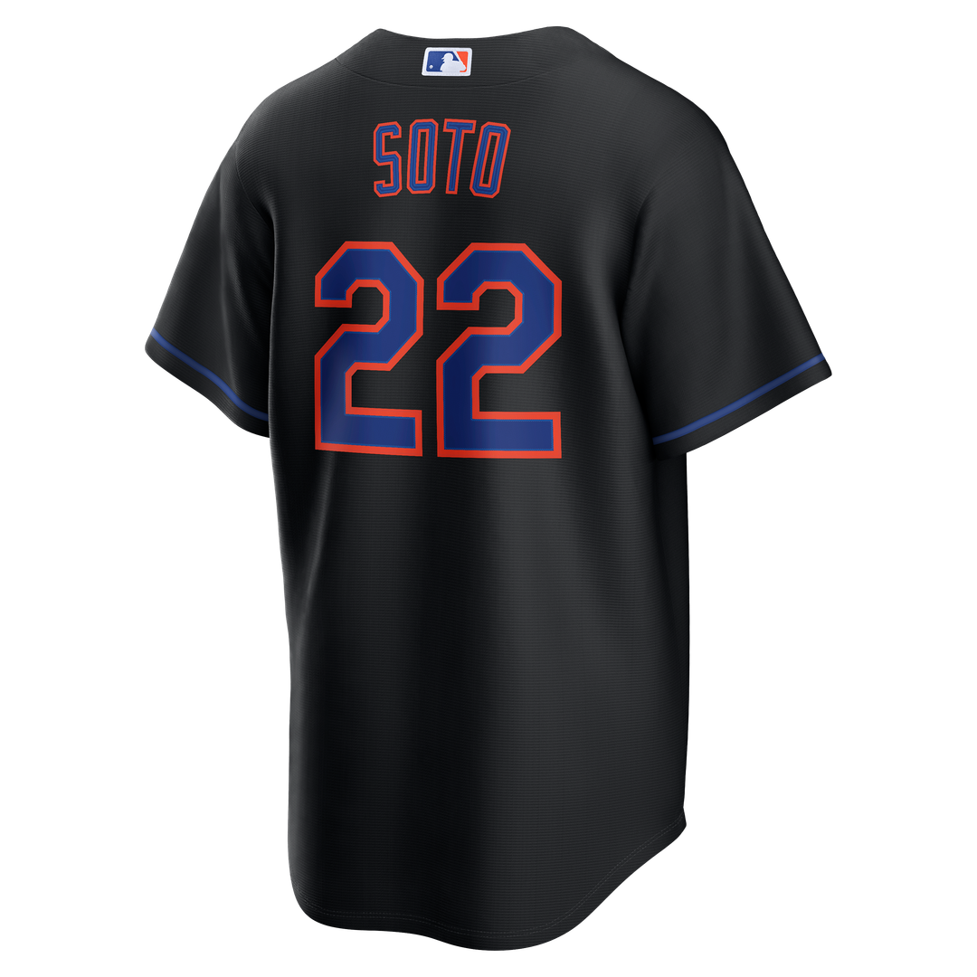 New York Mets Juan Soto | Nike Black Alternate Replica Jersey