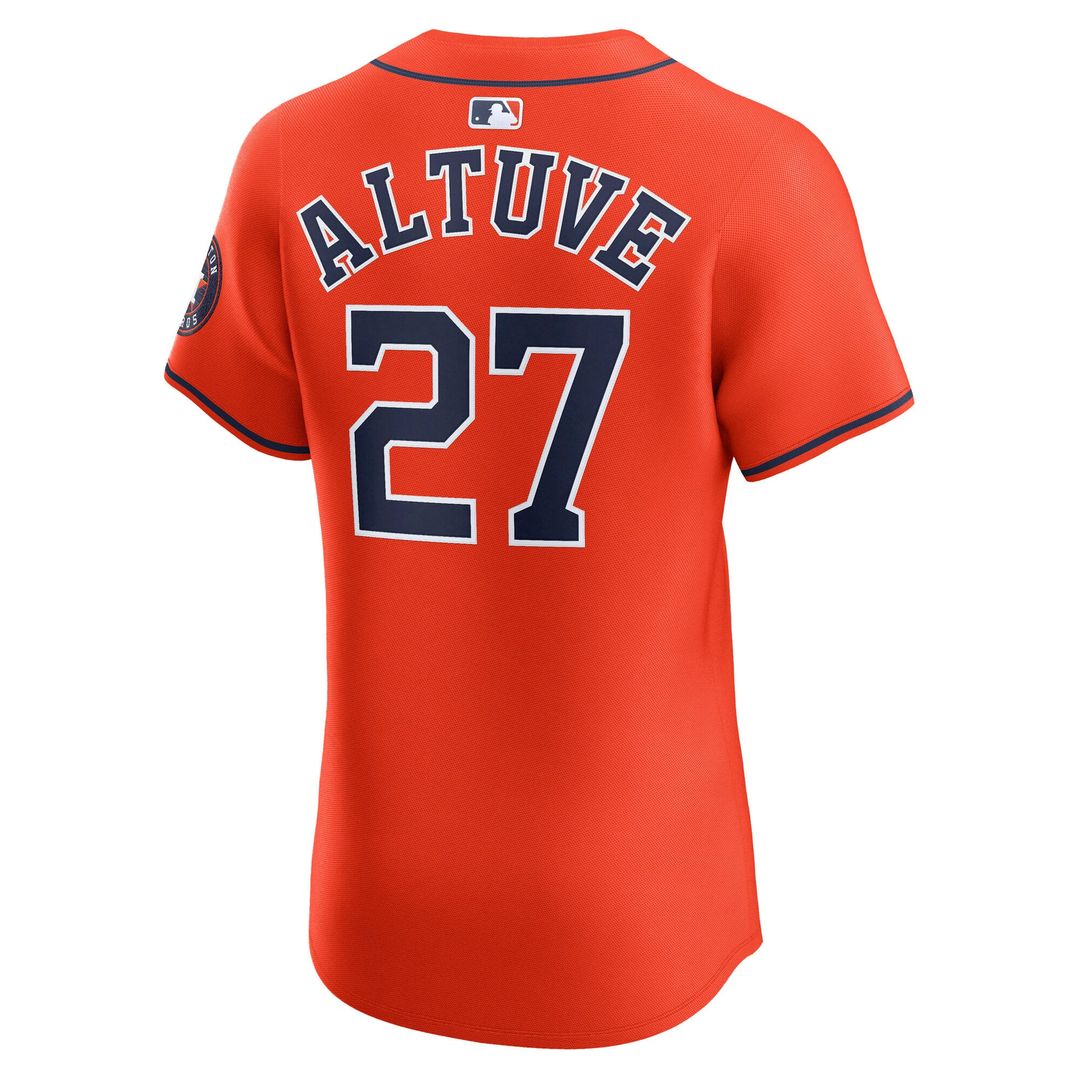 Houston Astros Jose Altuve | Nike Orange Alternate Elite Player Jersey