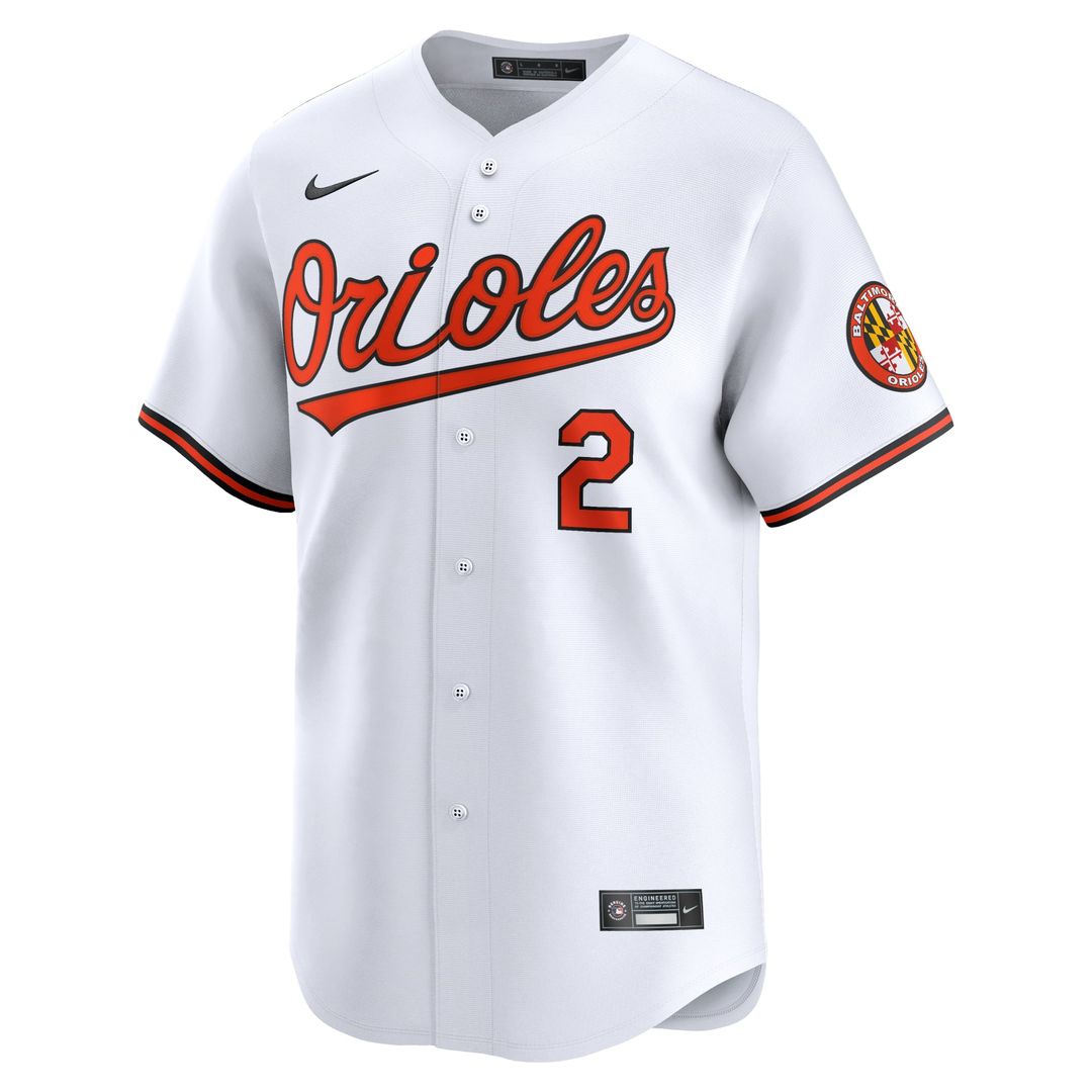 Baltimore Orioles Gunnar Henderson | Nike White Home Limited Player Jersey