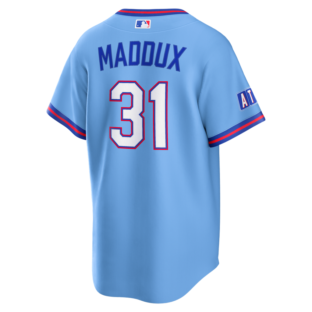 Atlanta Braves Greg Maddux | Nike Powder Blue 2026 City Connect Stadium Jersey