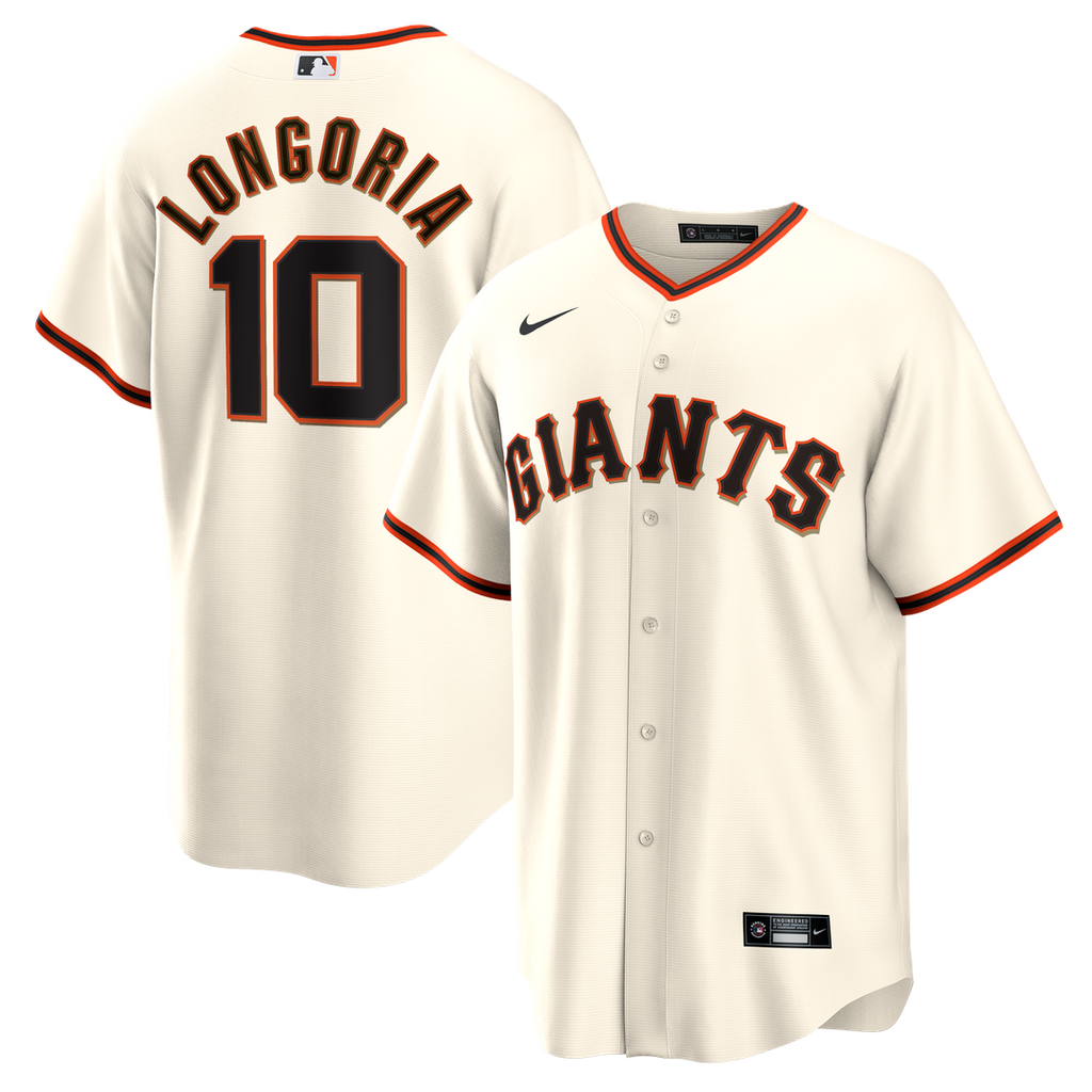 San Francisco Giants Evan Longoria | Nike Cream Home Retired Player Replica Jersey