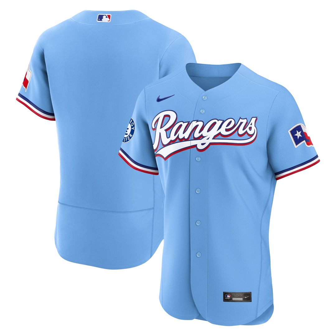 Texas Rangers | Nike White Home Sponsor Patch Authentic Jersey