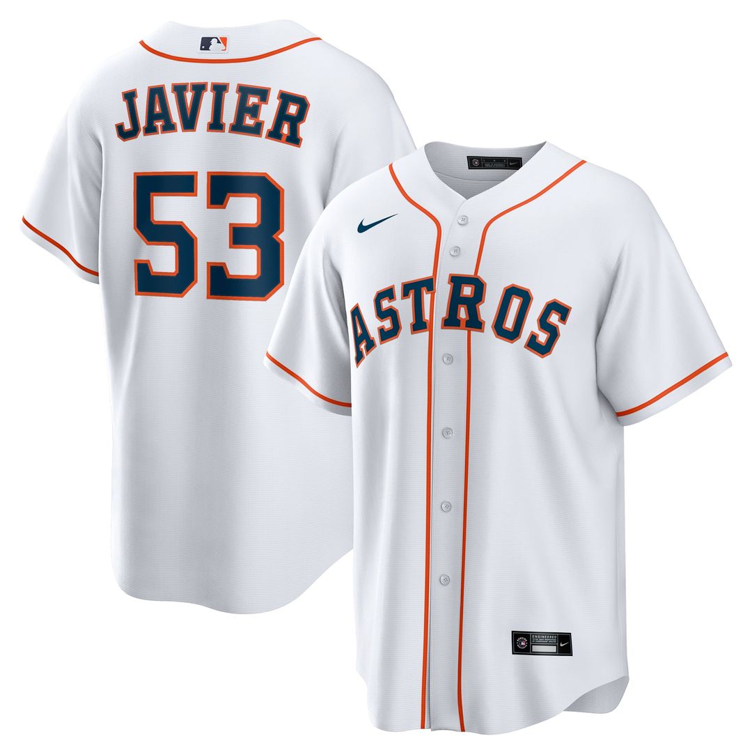 Houston Astros Cristian Javier | Nike White Home Replica Jersey