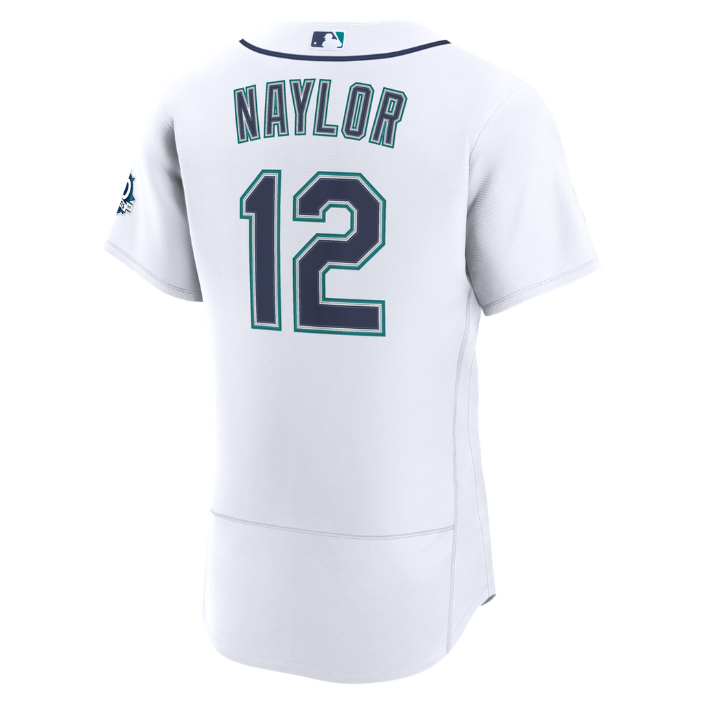 Seattle Mariners Josh Naylor | Nike White Home 50th Season Authentic Jersey
