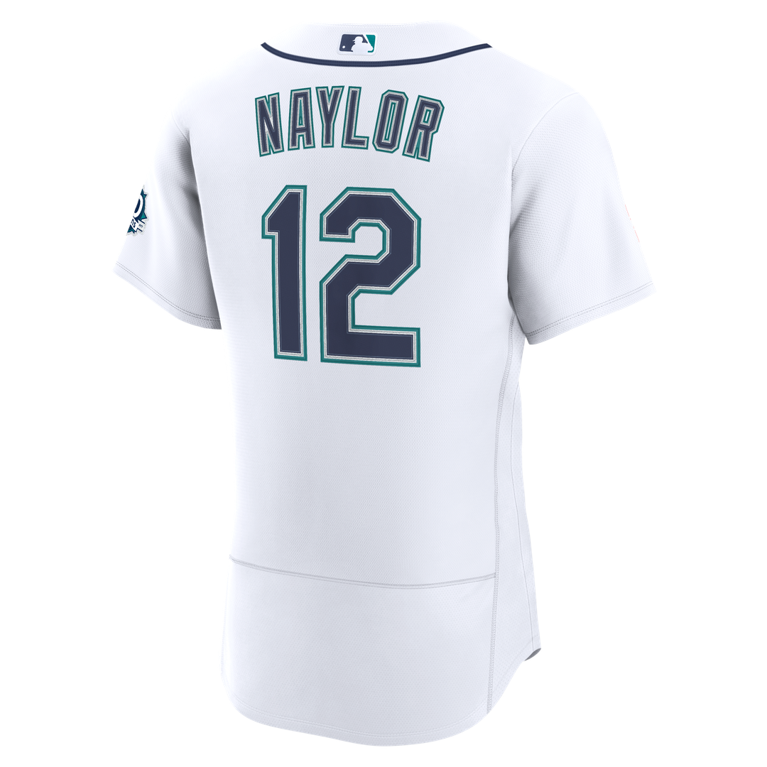 Seattle Mariners Josh Naylor | Nike White Home 50th Season Authentic Jersey