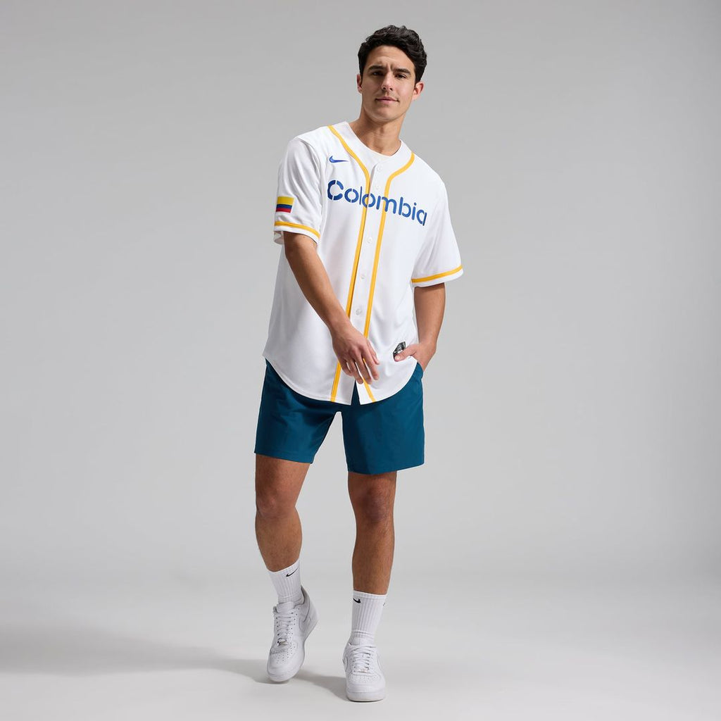 Colombia Baseball | Nike White 2026 World Baseball Classic Home Stadium Jersey