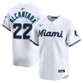Miami Marlins Sandy Alcantara | Nike White Home Limited Player Jersey