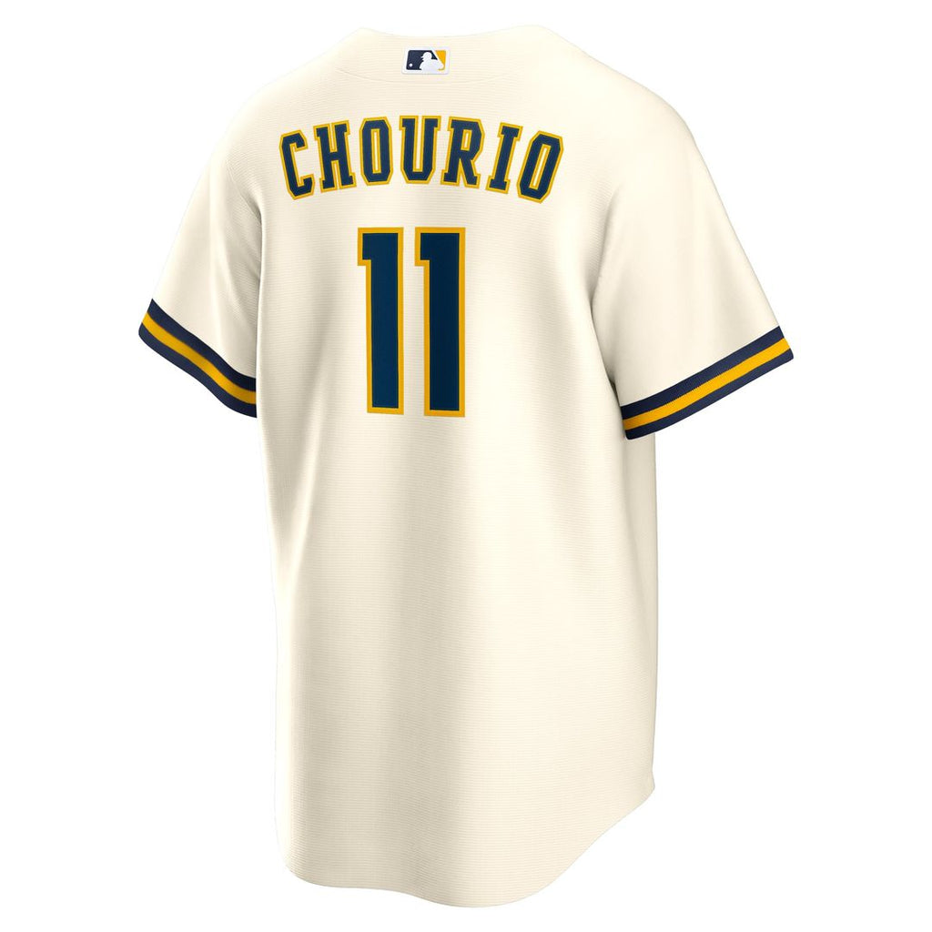 Milwaukee Brewers Jackson Chourio | Nike Cream Home Replica Jersey