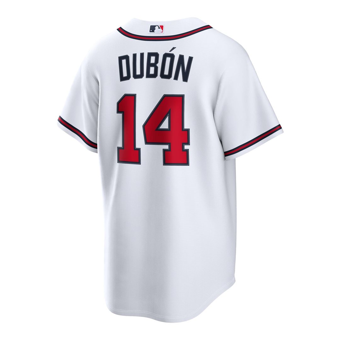 Atlanta Braves Mauricio Dubón | Nike White Home Replica Jersey