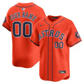 Houston Astros | Nike Orange Alternate Limited Custom Jersey