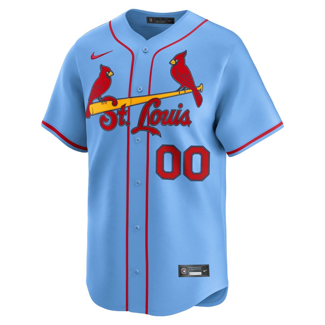 St. Louis Cardinals | Nike Light Blue Alternate Limited Custom Jersey