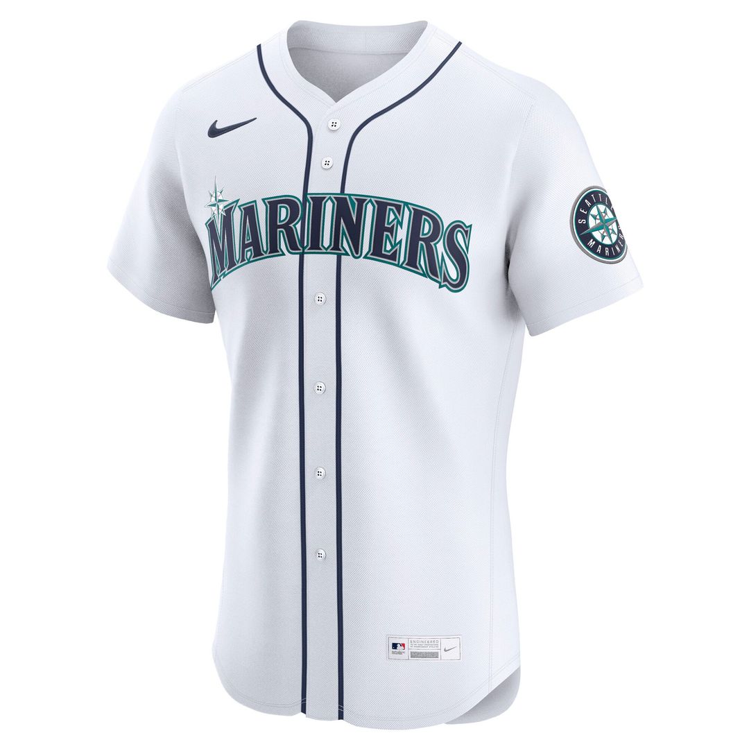 Seattle Mariners Julio Rodríguez | Nike White Home Elite Jersey