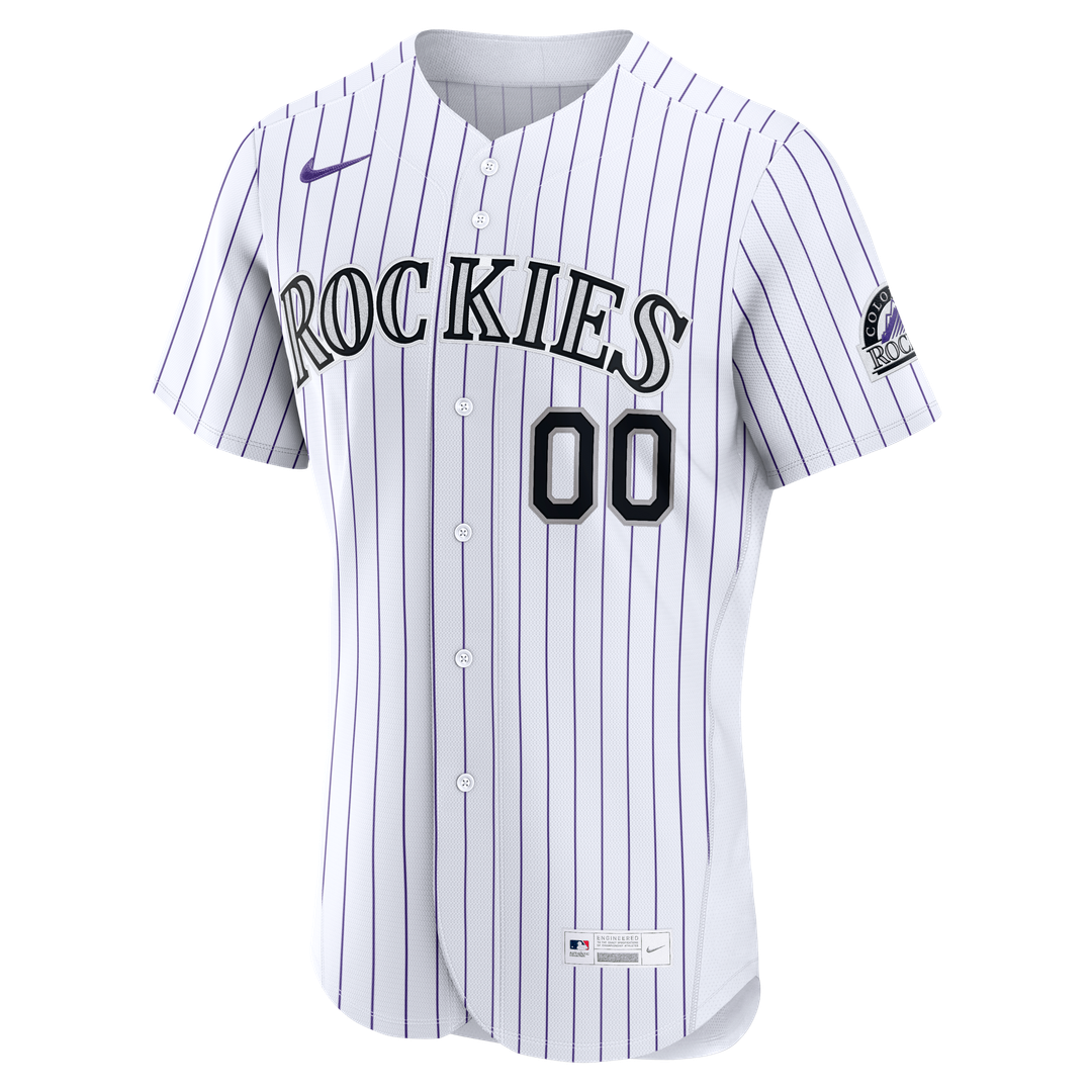 Colorado Rockies | Nike White Home Authentic Custom Jersey