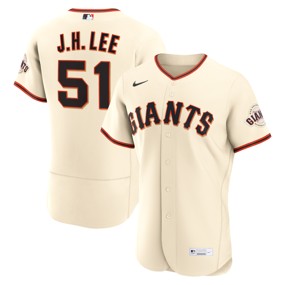 San Francisco Giants Jung Hoo Lee | Nike Cream Home Authentic Jersey