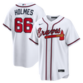 Atlanta Braves Grant Holmes | Nike White Home Replica Jersey