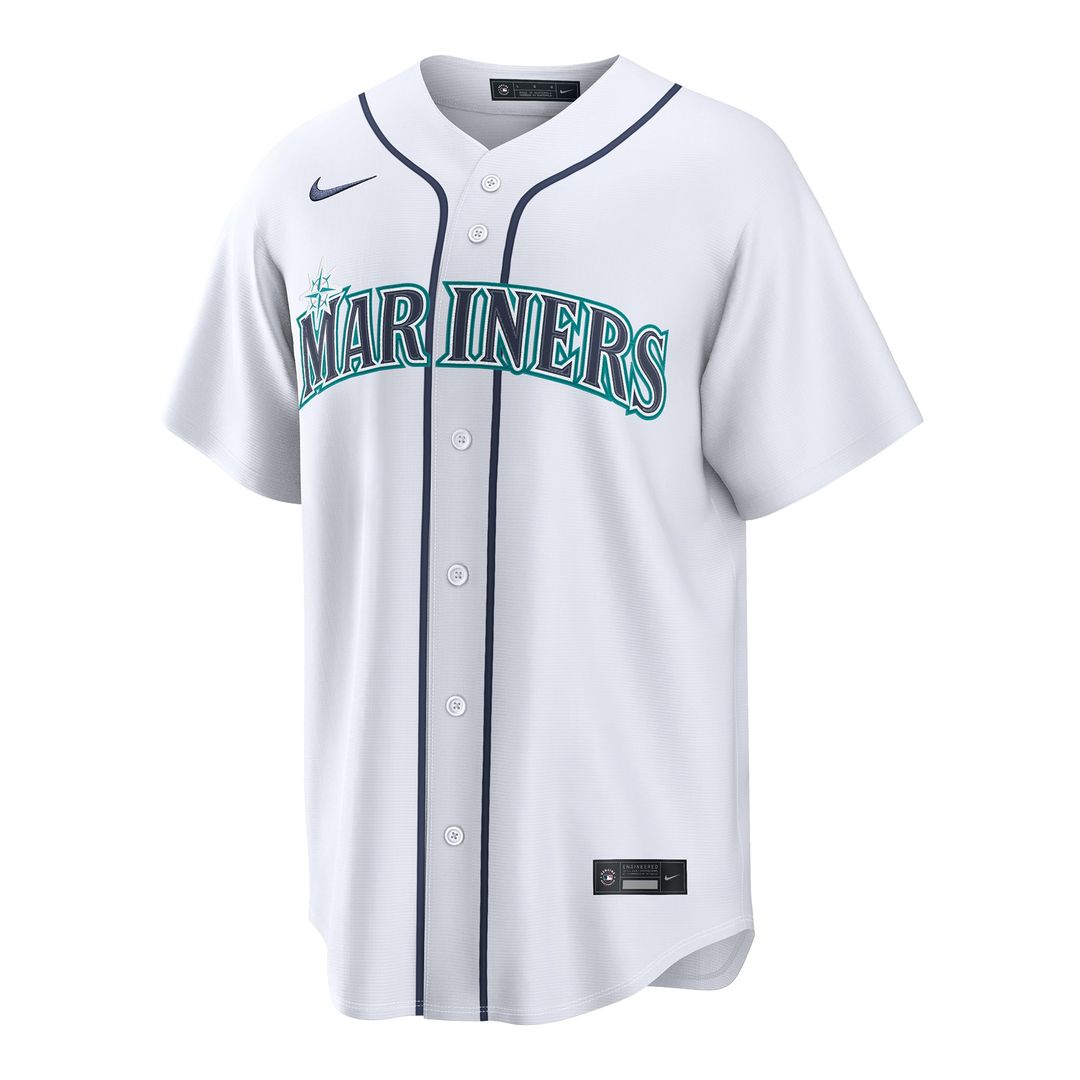 Seattle Mariners Logan Gilbert | Nike White Home Replica Jersey