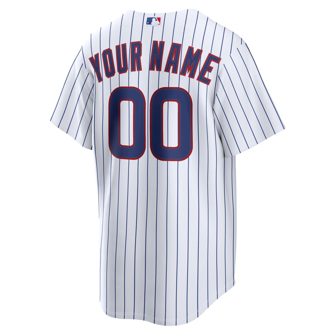 Chicago Cubs | Nike White Home Stadium Custom Jersey