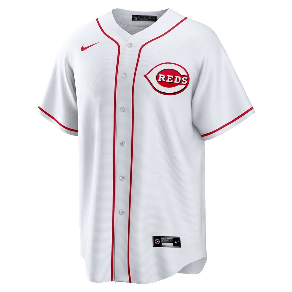 Cincinnati Reds Spencer Steer | Nike White Home Replica Jersey