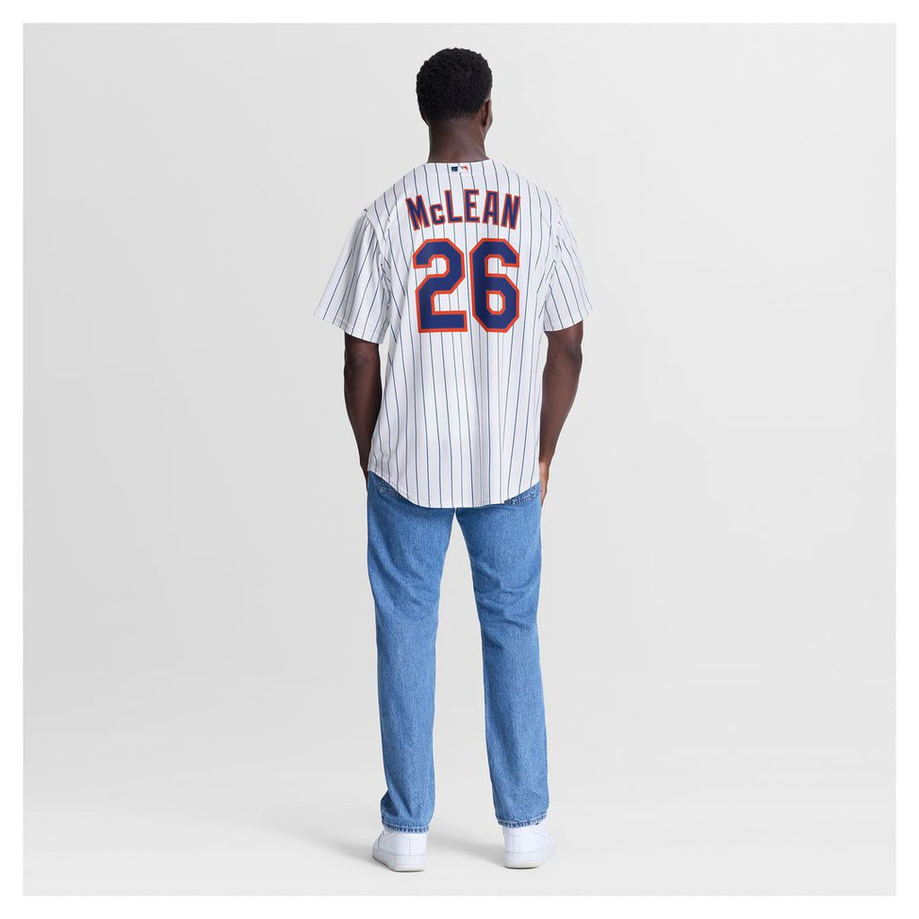 New York Mets Nolan McLean | Nike White Home Replica Jersey