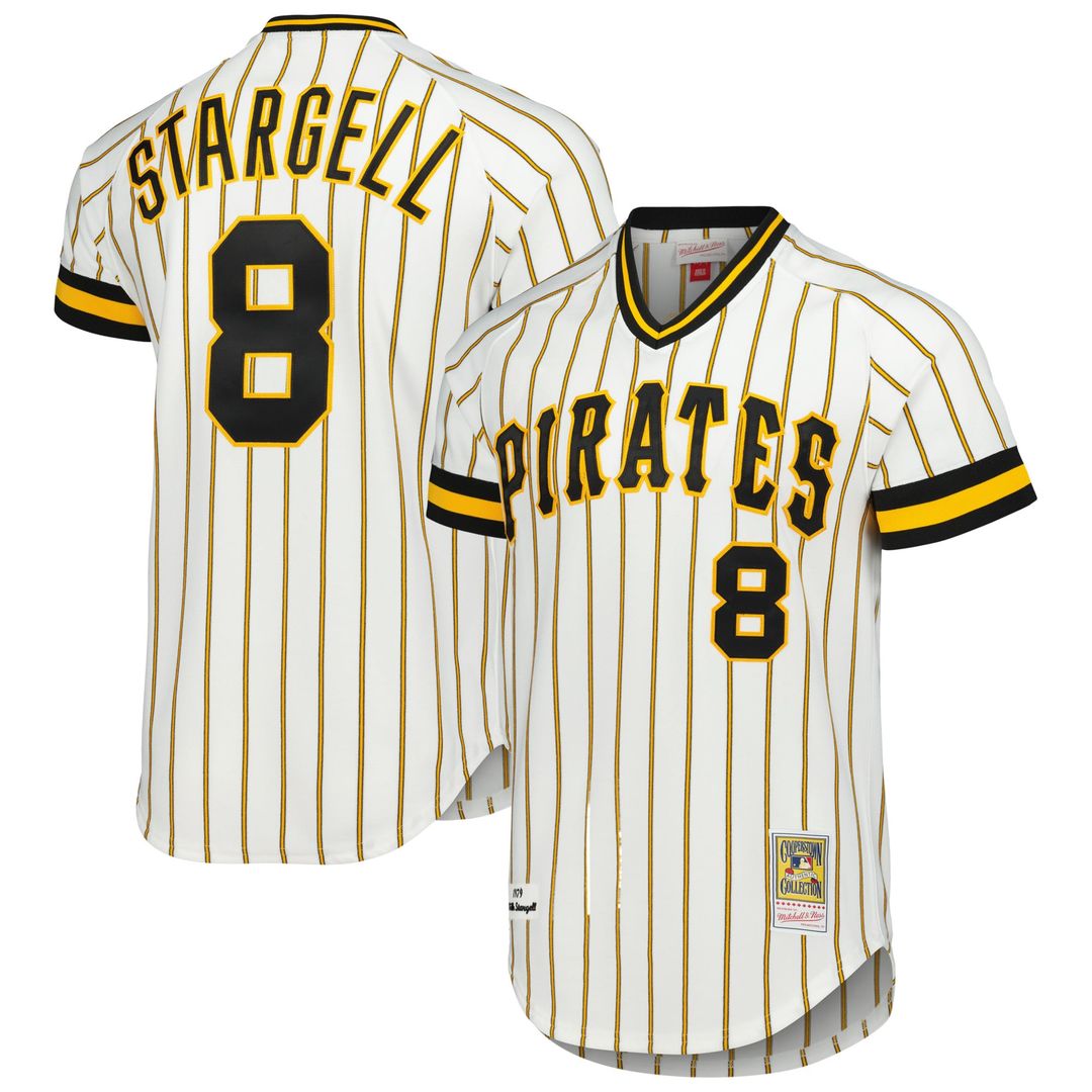 Pittsburgh Pirates Willie Stargell | Mitchell & Ness White Cooperstown Collection 1979 Authentic Jersey