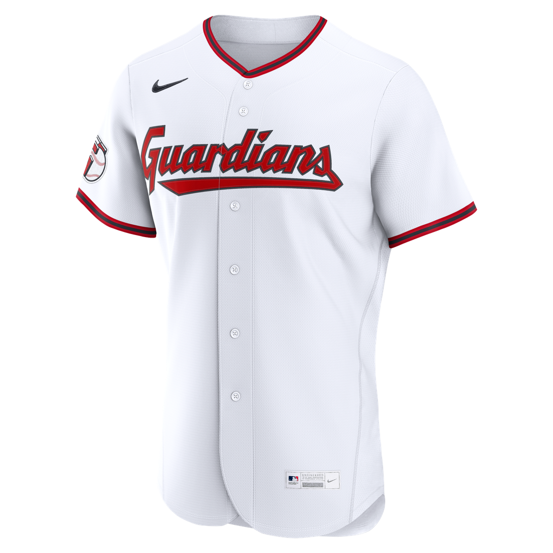 Cleveland Guardians | Nike White Home Authentic Custom Jersey