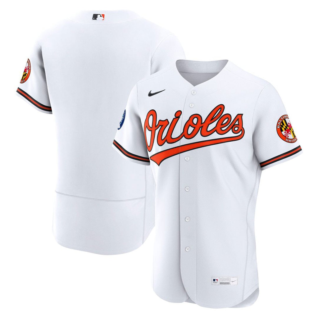 Baltimore Orioles | Nike White Home Sponsor Patch Authentic Jersey