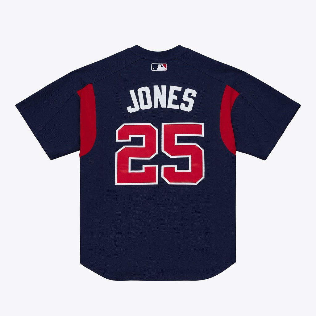 Atlanta Braves Andruw Jones | Mitchell & Ness Navy Authentic Batting Practice Jersey