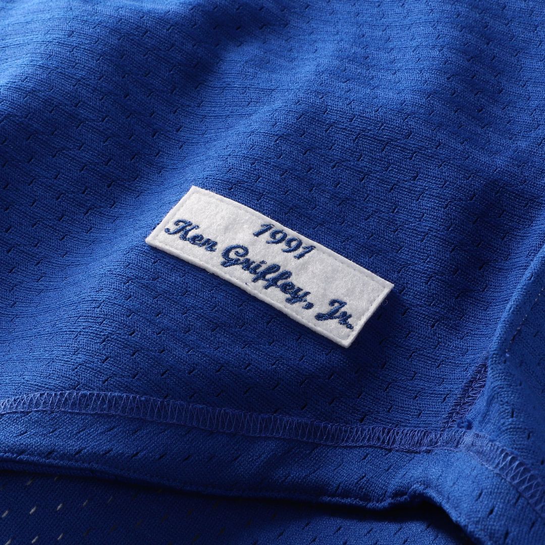 Seattle Mariners Ken Griffey Jr. | Mitchell & Ness Royal Big & Tall Cooperstown Collection Mesh Batting Practice Jersey