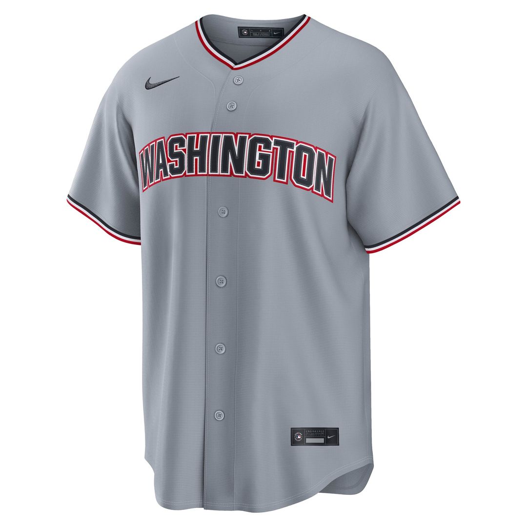 Washington Nationals James Wood | Nike Navy Alternate Replica Jersey