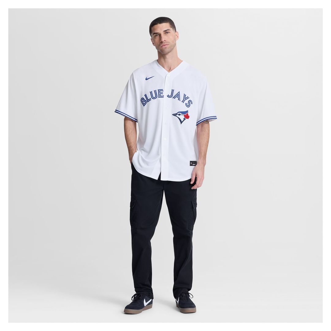 Toronto Blue Jays Nathan Lukes | Nike White Home Replica Jersey