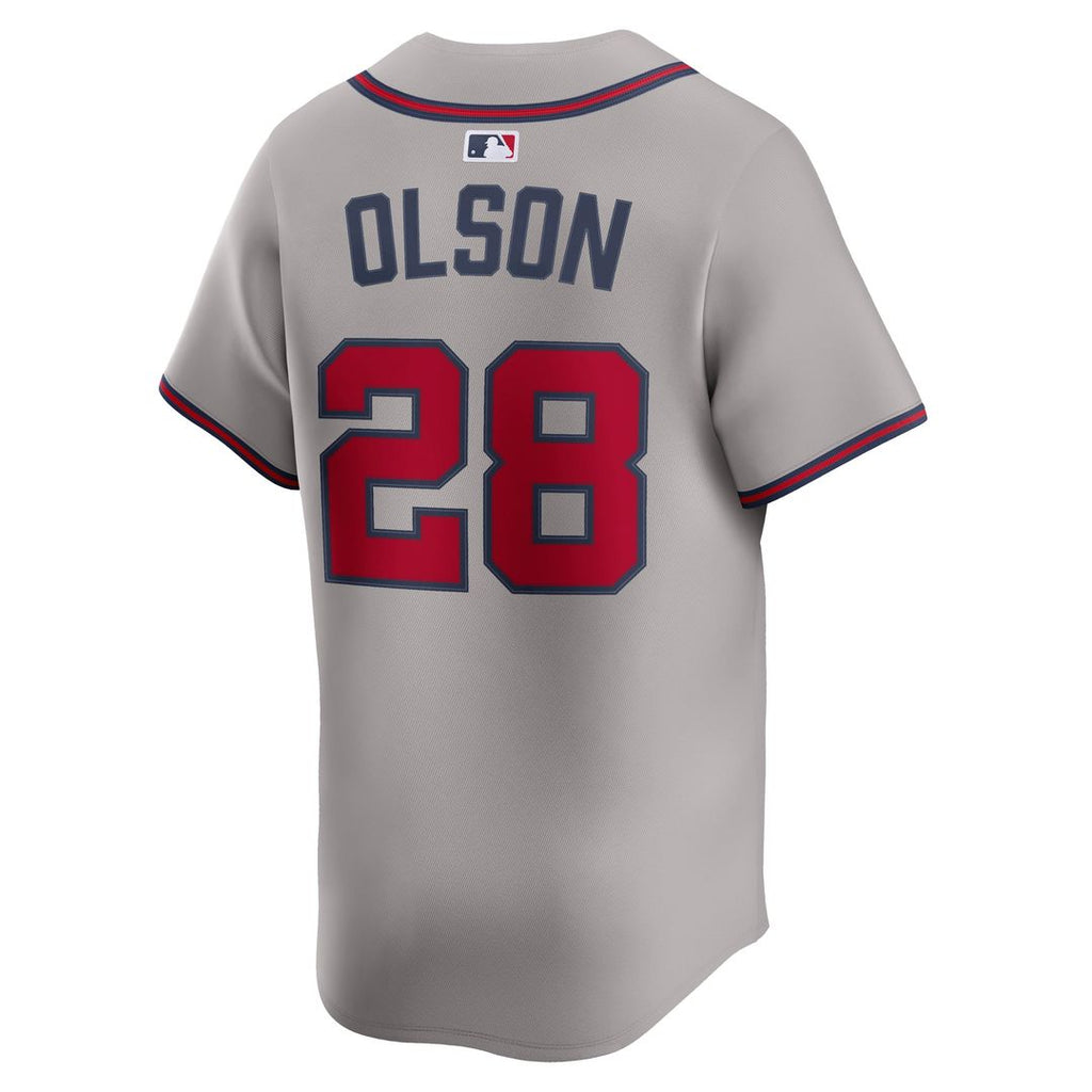 Atlanta Braves Matt Olson | Nike Gray Road Limited Player Jersey