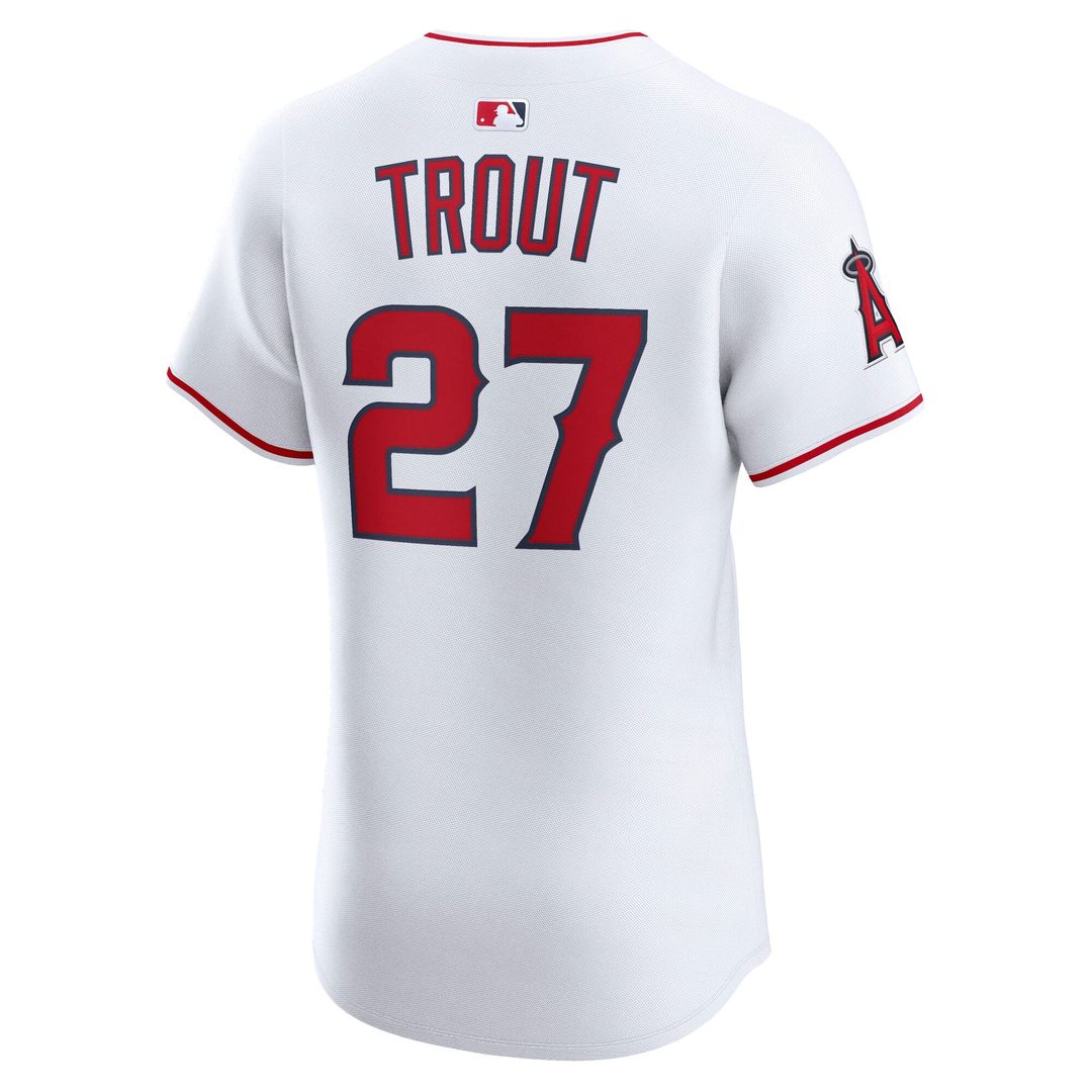 Los Angeles Angels Mike Trout | Nike White Home Elite Player Jersey