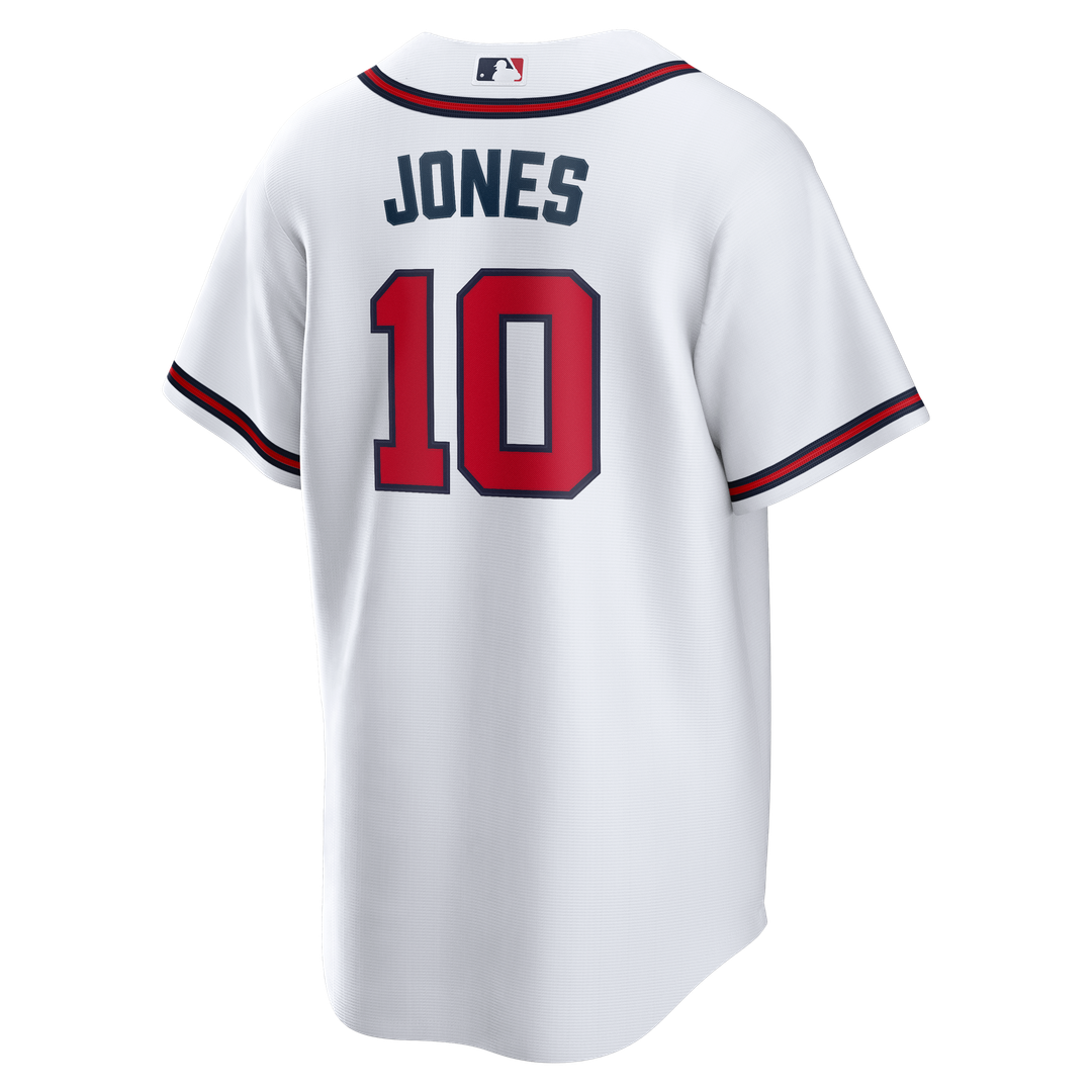 Atlanta Braves Chipper Jones | Nike White Home Retired Player Replica Jersey