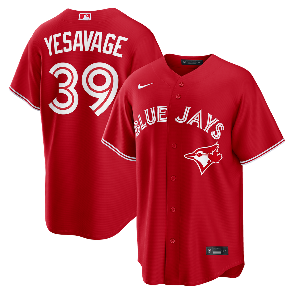 Toronto Blue Jays Trey Yesavage | Nike Red Canada Day Replica Jersey