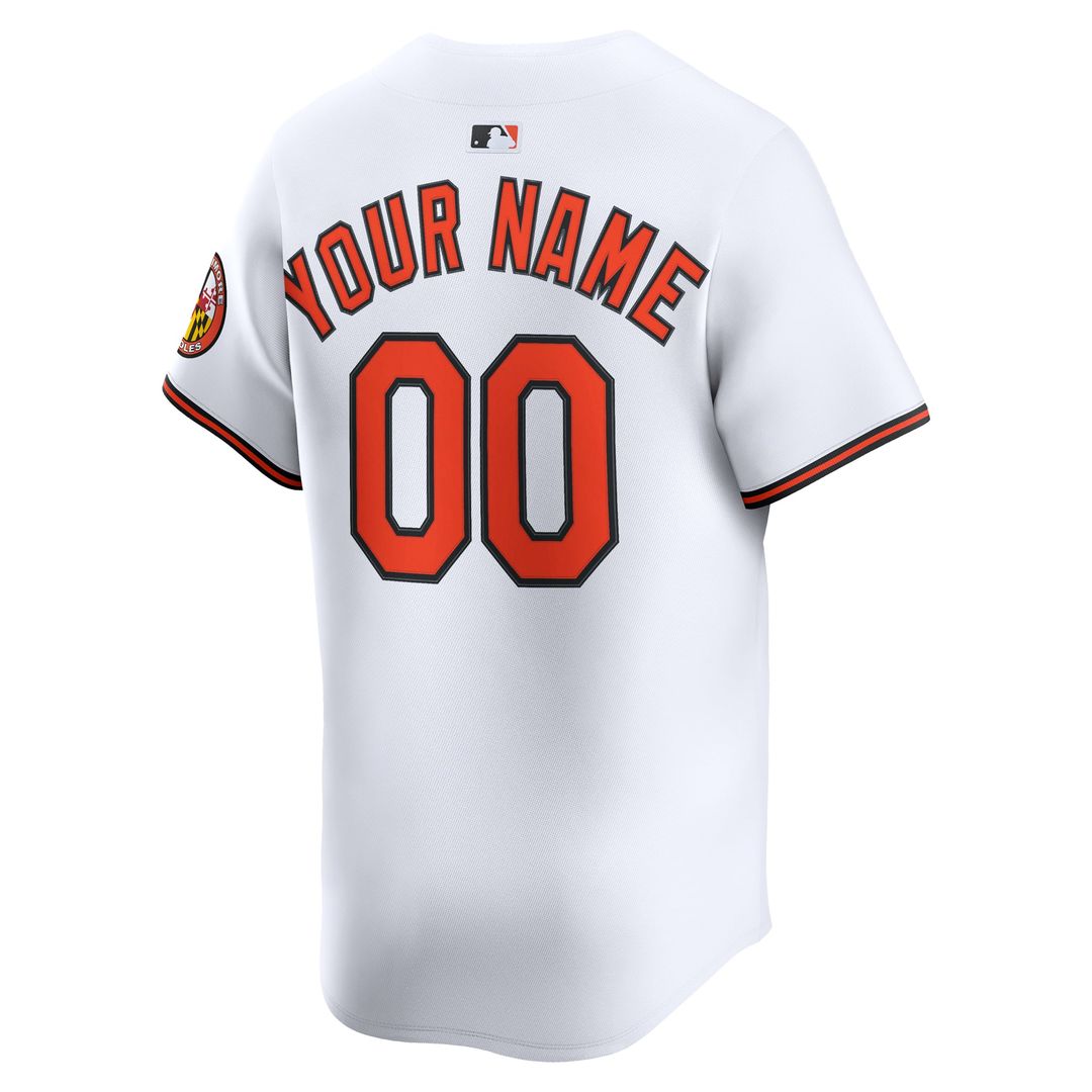 Baltimore Orioles | Nike White Home Limited Custom Jersey