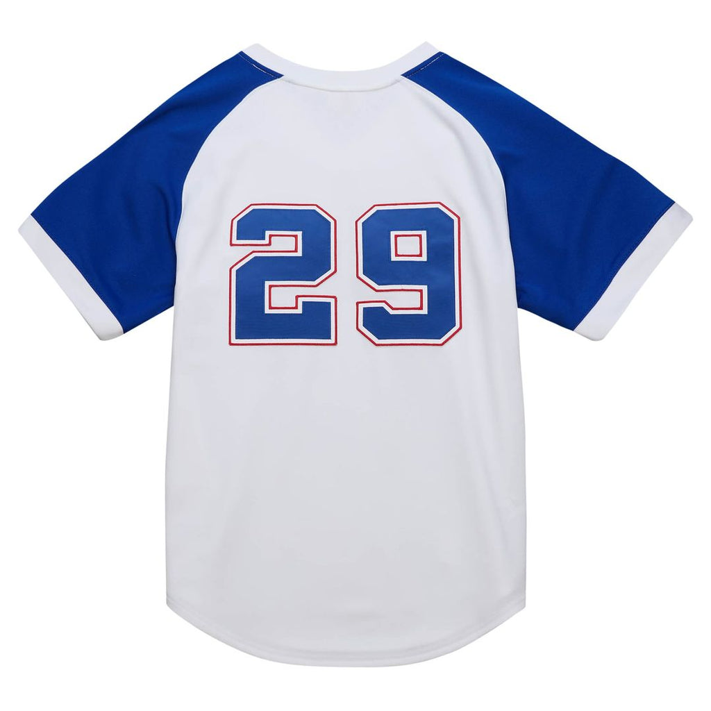 Atlanta Braves John Smoltz | Mitchell & Ness White 2004 Cooperstown Collection Authentic Throwback Jersey