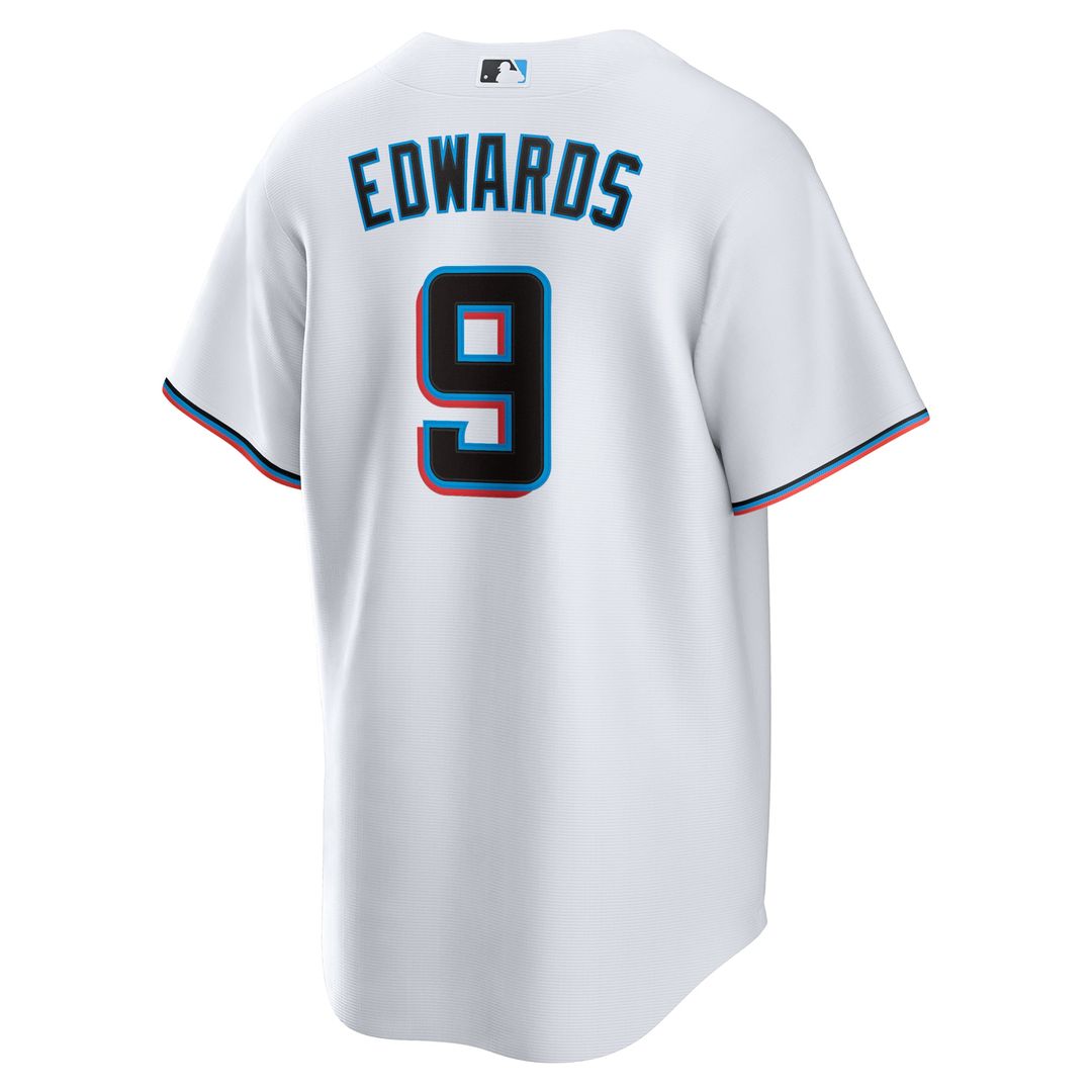 Miami Marlins Xavier Edwards | Nike White Home Replica Jersey