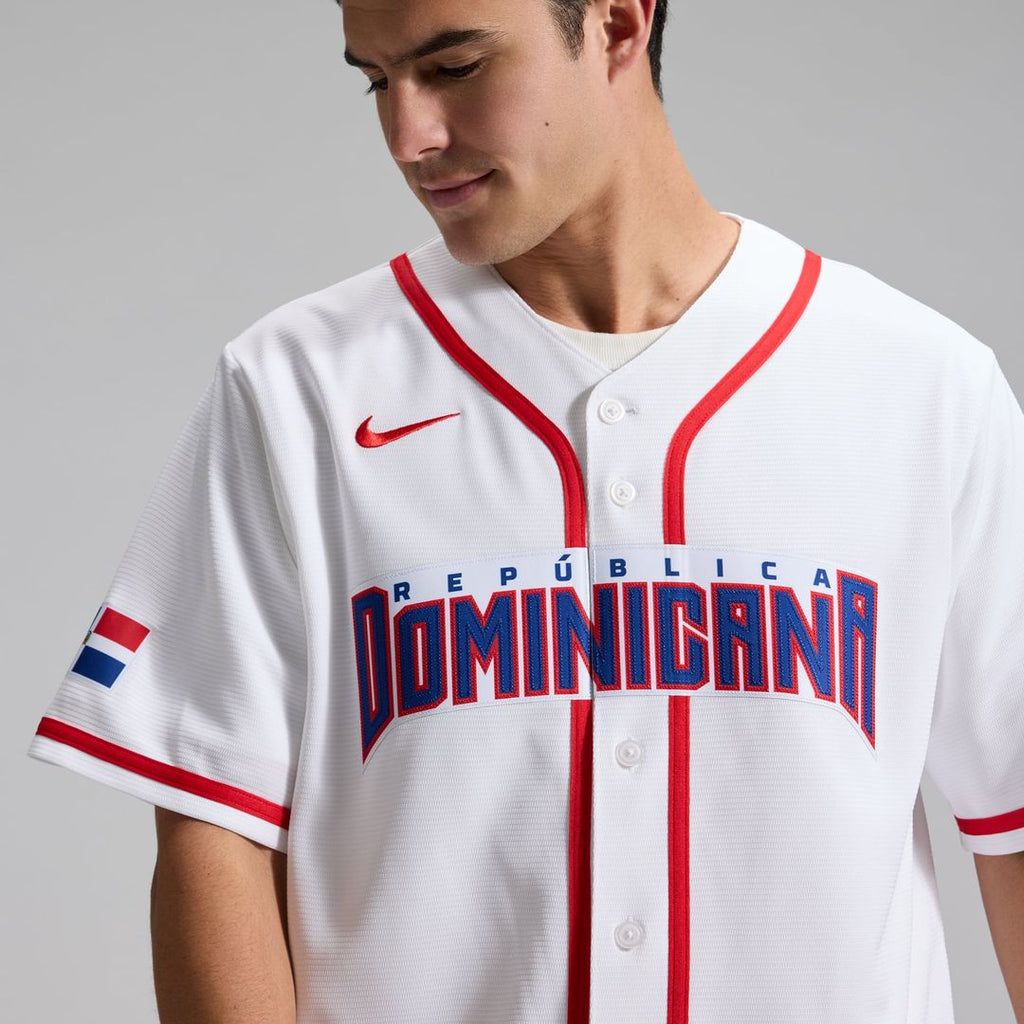 Dominican Republic Baseball | Nike White 2026 World Baseball Classic Home Stadium Jersey