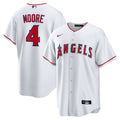 Los Angeles Angels Christian Moore | Nike White Home Replica Jersey