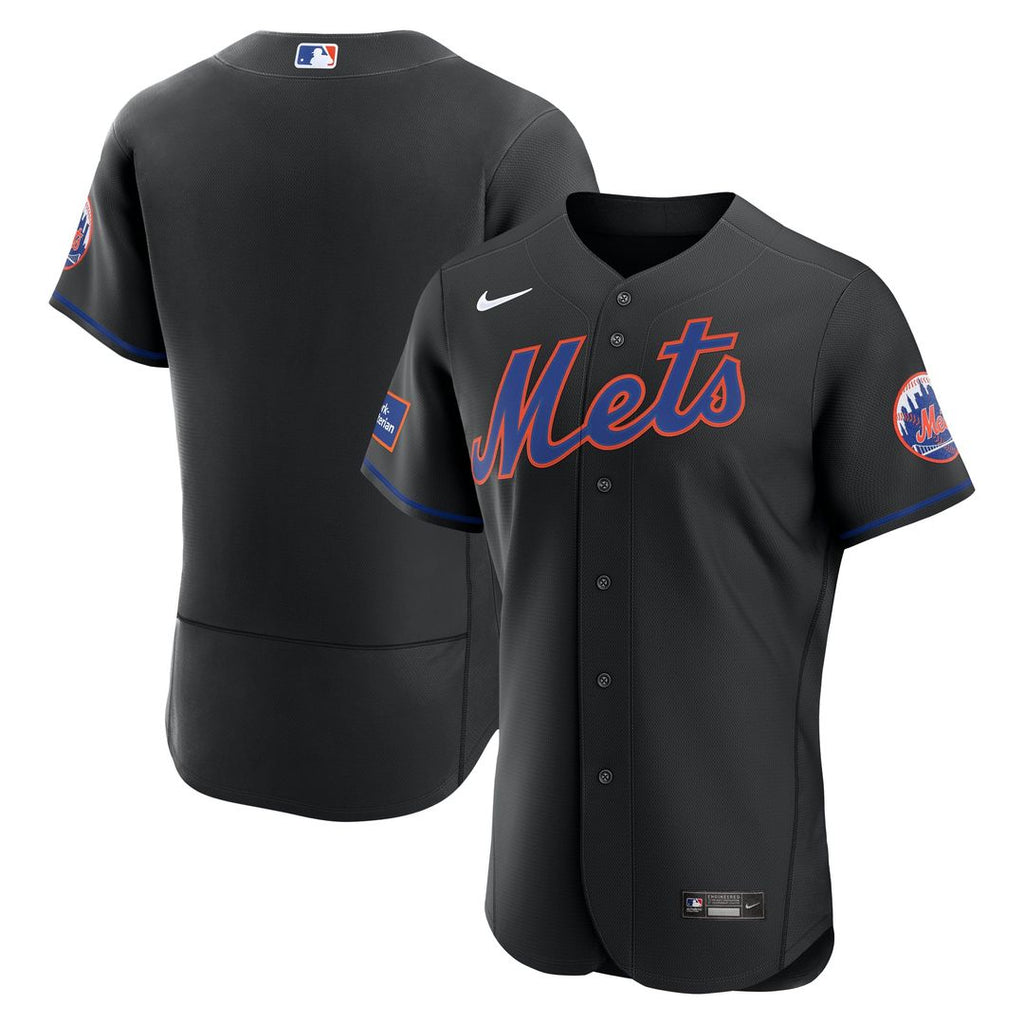 New York Mets | Nike White Home Sponsor Patch Authentic Jersey