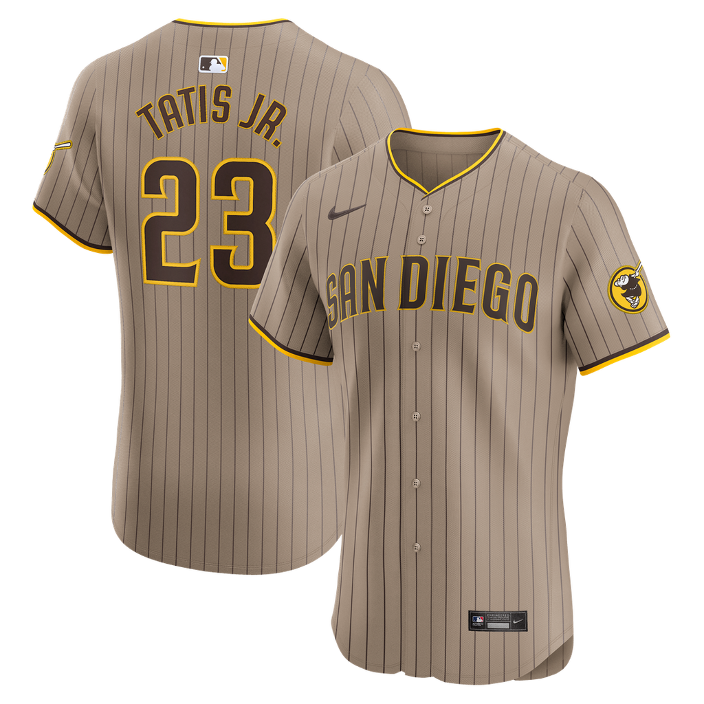 San Diego Padres Fernando Tatis Jr. | Nike Sand Alternate Elite Player Jersey