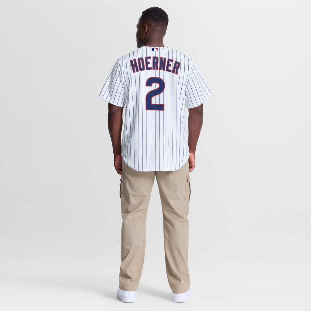 Chicago Cubs Nico Hoerner | Nike White Home Replica Jersey