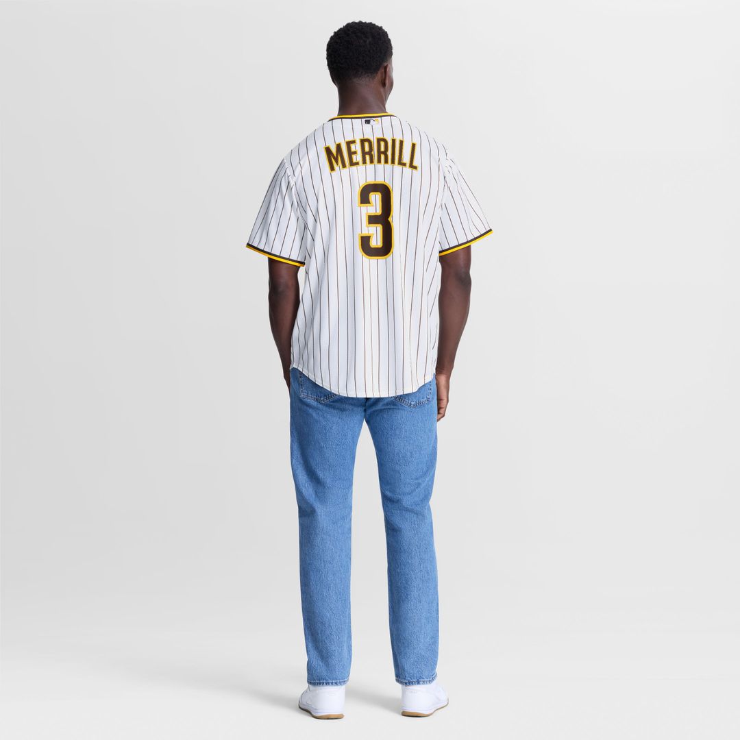 San Diego Padres Jackson Merrill | Nike White Home Replica Player Jersey