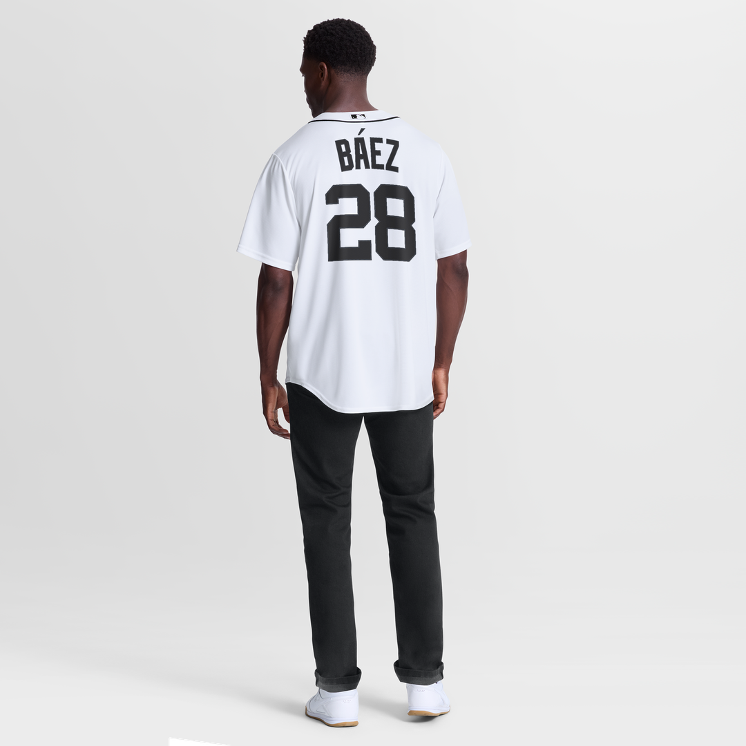 Detroit Tigers Javier Báez | Nike White Home Replica Jersey