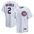 Chicago Cubs Nico Hoerner | Nike White Home Replica Jersey