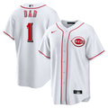 Cincinnati Reds | Nike White #1 Dad Home Replica Jersey