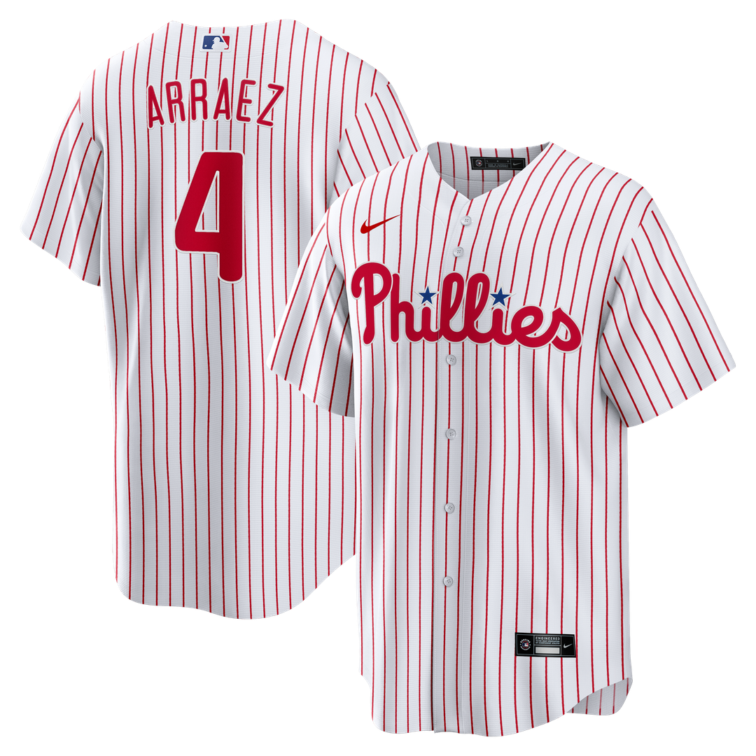 Philadelphia Phillies Luis Arraez | Nike White Home Replica Jersey