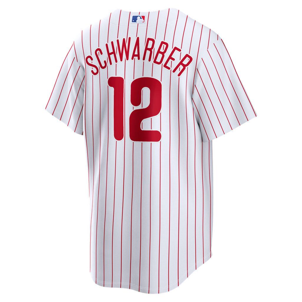 Philadelphia Phillies Kyle Schwarber | Nike White Home Replica Jersey