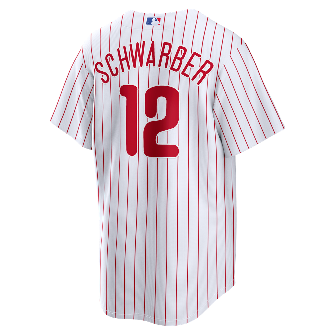 Philadelphia Phillies Kyle Schwarber | Nike White Home Replica Jersey